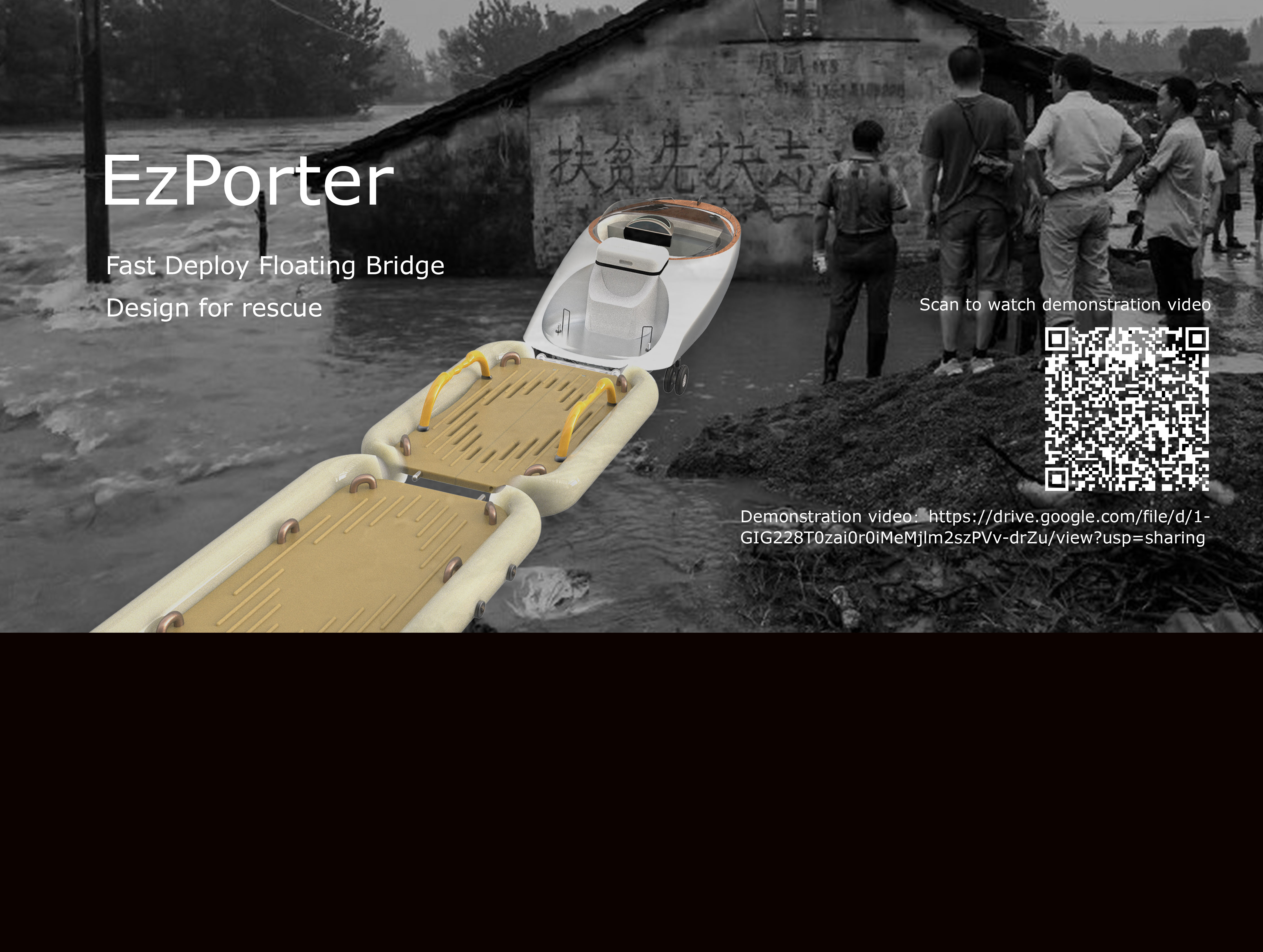 EzPorter fast deploy floating bridge concept